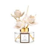 Missi Seramik White Jasmine Gül Taşlı Bambu Çubuklu Oda Kokusu 150 ML