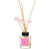Missi Sevgililer Günü 100 ml Pembe Çiçek Taş Çubuklu Rosewood Oda Kokusu