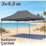 Missidea 3×4,5 Makaslı Katlanır Çardak Antrasit