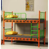 Missidea Carme Genç Odası Fonksiyonel Metal Ranza Takımı 90X200 Cm. - Yeşil - Turuncu - 90 x 200 cm
