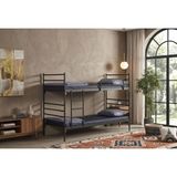 Missidea Linda Yurt Apart Otel Tipi Metal Siyah Ranza 90X190 cm - 90 x 190 cm
