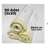 Missidea Neakasa Uyumlu Otomatik Kedi Tuvaleti Yedek Çöp Poşeti 90 Adet (3X30) 69X43 cm