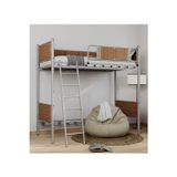 Missidea Prizma Ayrılabilir Modern Metal Ranza Gri 900x200 cm