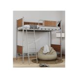 Missidea Prizma Ayrılabilir Modern Metal Ranza Gri 90X190 cm