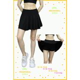 missmaral JR Siyah Şort Etek - Içi Taytlı Volanlı Spor Ve Günlük Kullanım Tenis Şort Skirt 4101