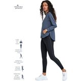 missmaral Kadın Eşofman Takım Antrasit/siyah Spor Tunik & Slim Fit Tayt Sports And Casual Tracksuit 3060