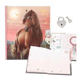 Missmelody Kilitli Günlük ve Çıkartma - Karışık Çok Renkli - 16x19x3 cm - Defter