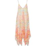 Missoni Chevron Desenli Maxi Elbise - Renkli