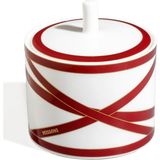 Missoni Home Nastri Desenli Porselen Şekerlik - Bordo - Standart