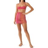 Missoni Zigzag Desenli Mini Etek - Açık Pembe - 42