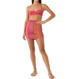 Missoni Zigzag Desenli Mini Etek - Açık Pembe - 44