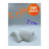 MissPuL Vatka Omuz Ve Ceket Vatkası Topuk Ve Ayakkabı Vatkası Beyaz (2CM 5 ÇİFT) Cırt