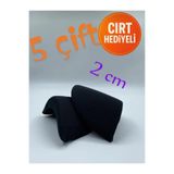 MissPuL Vatka Omuz Ve Ceket Vatkası Topuk Ve Ayakkabı Vatkası Siyah(2CM 5 ÇİFT) Cırt Hediyeli