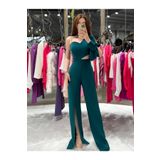 missswans Vivien Tek Kol Tulum Hijap Sırt Fermuarlı Dokuma Kumaş