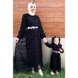 Missvalle Dantelli Anne Elbise Siyah 16800 - 40