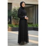 Missvalle Dantelli Anne Elbise Siyah 16800 - 48
