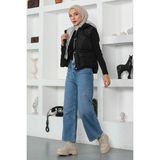 Missvalle Kapşonlu Şişme Yelek Siyah 9471 - 36