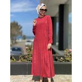 Misswhence Fermuarlı İpek Elbise 35800