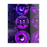 Mistik Hayalet Serisi Dekoratif 120mm Fan Izgarası Siyah 12 x 4