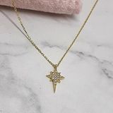 Mistik Silver Kuzey Yıldızı Gümüş Kolye