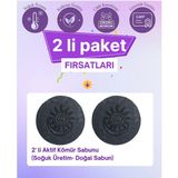 Mistikhane - Aktif Karbon Sabunu - Naturel 2’li - 200 Gr