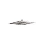 Mistillo 250x250 mm Sus 304 Slim Kare Paslanmaz Metal Tepe Duşu