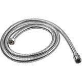 MİSTİLLO İnce Diş Duş Spiral Hortumu + Paslanmaz Krom Kaplı 50 Cm