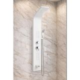 Mistillo Panel Duş Sistemi Inox Boyalı Beyaz