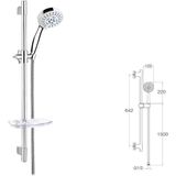 Mistillo SÜRGÜLÜ DUŞ SETİ + Ø22MM PARLAK POLİSH + 5 FONKSİYONLU