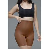 Mistirik Anoky Model Lazer Kesim Alt Karın Etkili Spor Şort Korse, 2XL, MİS-SPRSORTANOKY, KAHVE, Kadın