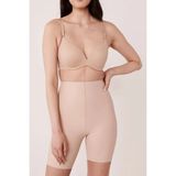 Mistirik Anoky Model Lazer Şort Korse Kadın Vücut Sıkılaştırıcı Yüksek Bel 2XL Ten Renk