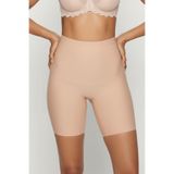 Mistirik Anoky Model Toparlayıcı Esnek Lazer Kesim Spor Korseli Tayt Şort Renk, XL, ER-SPRTYTANOK, TEN, Kadın