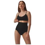 Mistirik, Biloba Kaydırmaz Silikon Şerit Extra Yüksek Bel Slip Korse Siyah Renk, 2XL