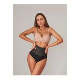 MİSTİRİK Buturo Model Ekstra Toparlayıcı Fit Gösteren Spor Korse Siyah Renk