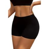 Mistirik, Carigna Model Mini Boy İz Yapmayan Lazer Kesim Boxer Toparlayıcı Büyük Beden Şort Siyah Renk, XL