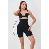 MİSTİRİK İrina Model Toparlayıcı Push Up Ve Sıkılaştırıcı Mini Korse Şort Siyah Renk