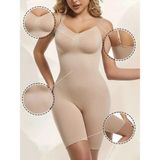 Mistirik Larix Model Kadın Extra Toparlayıcı Tam Boy Tulum Korse Ten Renk Sıkılaştırıcı Özellik