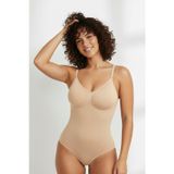 Mistirik Mamey Çıtçıtlı (Zıbın) Korse Extra Push Up Etkili Ten Renk10