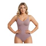 Mistirik Mamey Model Örme Kumaş Toparlayıcı Çıtçıtlı Body Gül Kurusu, L, MİSTİRİK-MC-1, GÜL KURUSU, Kadın