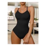 Mistirik Mamey Model Spor Korse Body Çıtçıtlı Push Up Etkili Korseli Body Zıbın Korse Siyah Renk 33