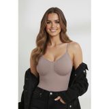 MİSTİRİK Mamey Örme Kumaş Yapılı Toparlayıcı Çıtçıtlı Bluz Gül Kurusu Renk7