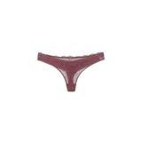Mistirik, Masara Model Dantelli Yumuşak Kumaşlı String Tanga Pastel Pembe Renk, S