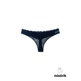 Mistirik, Masara Model Tanga Desenli Ve Esnek Spor Külot Lacivert Renk, XL