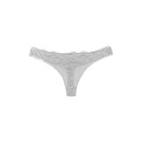 Mistirik, Masara Model Yarı Dantelli Tanga String Model Esnek Ve Yumuşak Kumaşlı Külot Beyaz Renk, S