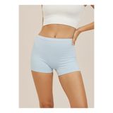 Mistirik, Moncorno Model Kadın Boxer Fit Gösteren Model Toparlayan Korse Etkili Boxer Açık Mavi Renk, S
