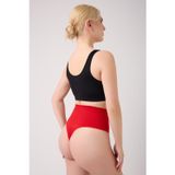 Mistirik Montela Model Korseli Göbek Ve Karın Sıkılaştıran Tanga Slip Külot Kırmızı Renk