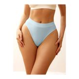 Mistirik, Navelli Model Seamless Beli Lastikli Rahat Tanga Külot Açık Mavi Renk, XS