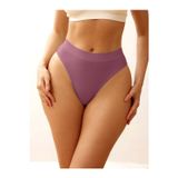 Mistirik Navelli Model Seamless Beli Lastikli Rahat Tanga Külot Gül Kurusu Renk