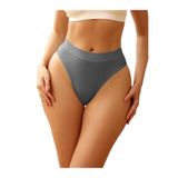 Mistirik, Navelli Model Seamless Beli Lastikli Rahat Tanga Külot Koyu Gri Renk, S