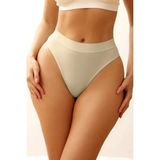 Mistirik Navelli Model Seamless Yumuşak Kumaşlı String Külot - XL - Ten